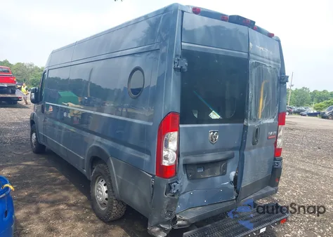 2019 Ram Promaster 3500 Cargo Van High Roof 159 Wb Ext from USA, damaged, VIN 3C6URVJG6KE551731